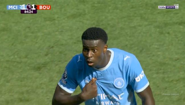 هدف تعادل مانشستر سيتي مع بورنموث 1 1 الدوري الانجليزي
