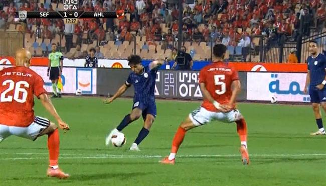 هدف الشرقية انبي الاول الرائع في مرمي الاهلي بالدوري المصري