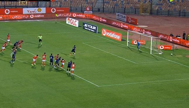 محمد حمدي يهدر ركلة جزاء امام الاهلي بالدوري المصري