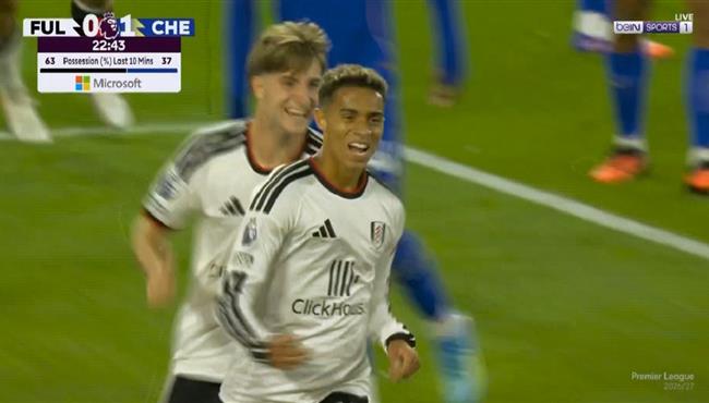 هدف تعادل فولهام مع تشيلسي 1 1 الدوري الانجليزي