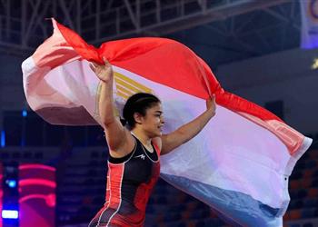 مودة بدوي تتوج ببرونزية المصارعة في دورة ألعاب البحر المتوسط