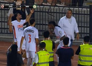 فيديو شيكو بانزا يسجل هدف الزمالك الأول أمام البنك الأهلي