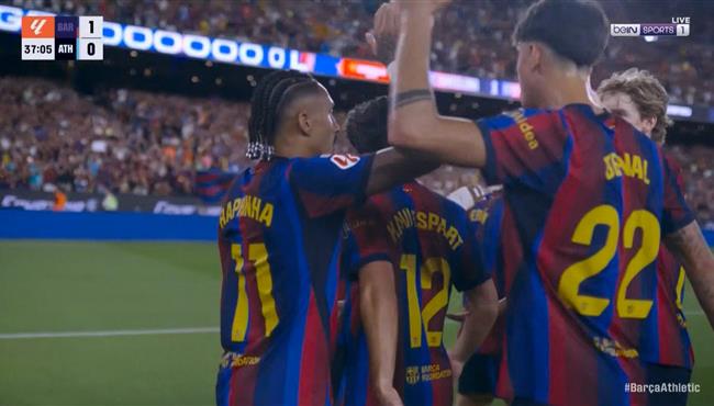 اهداف مباراة برشلونة واتلتيك بلباو في الدوري الاسباني