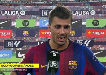 رودري كنت أحتاج المشاركة أمام بلباو ولاعب برشلونة يمتلك الموهبة