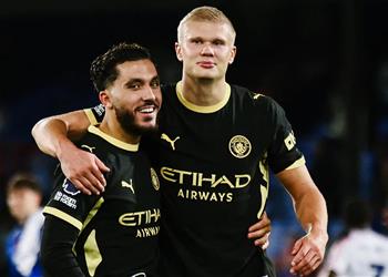 ترتيب هدافي الدوري الإنجليزي بعد هدفي هالاند وريان شرقي أمام كريستال بالاس