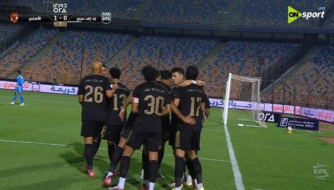 اهداف مباراة الاهلي وزد في الدوري المصري