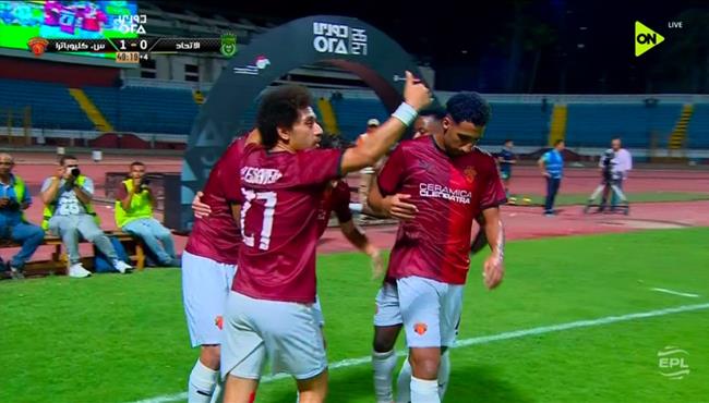 اهداف مباراة الاتحاد السكندري وسيراميكا كليوباترا في الدوري المصري