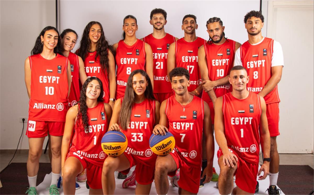 مواعيد مباريات منتخبي مصر في دوري الأمم للشباب لكرة السلة 3 3 