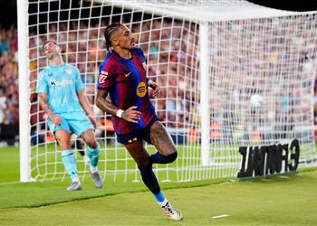 ترتيب هدافي الدوري الإسباني بعد ثنائية رافينها ولامين يامال أمام رايو فاليكانو