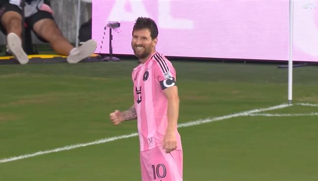 سوبر هاتريك واسيست ميسي امام مونتريال امباكت في الدوري الامريكي