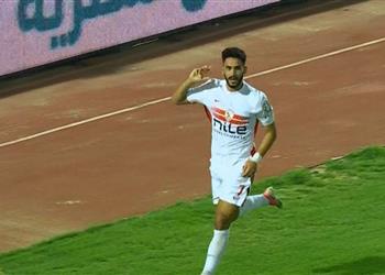 فيديو حسام أشرف يسجل هدف الزمالك الأول أمام منتخب السويس بتروجيت