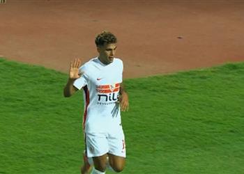 فيديو محمد السيد يسجل هدف الزمالك الثاني أمام منتخب السويس بتروجيت