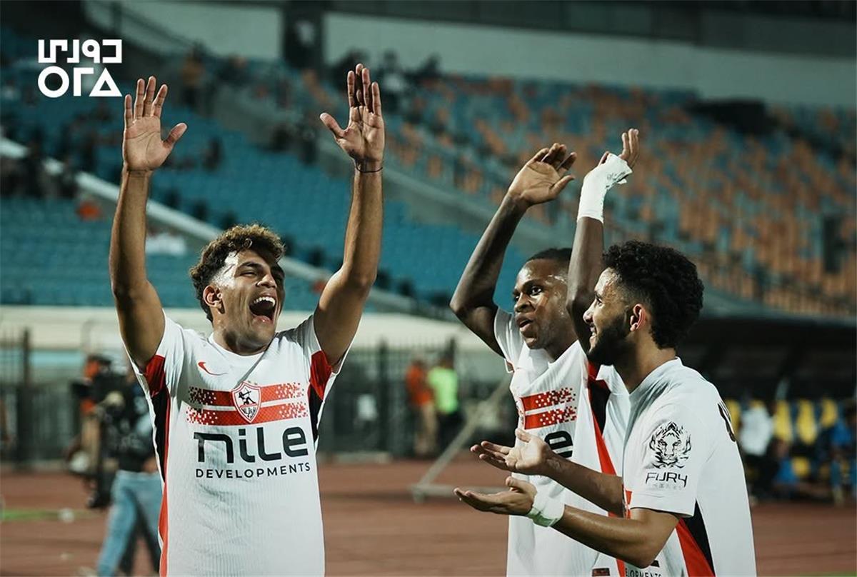 فيديو | الزمالك يعبر منتخب السويس بتروجيت بثنائية في الدوري