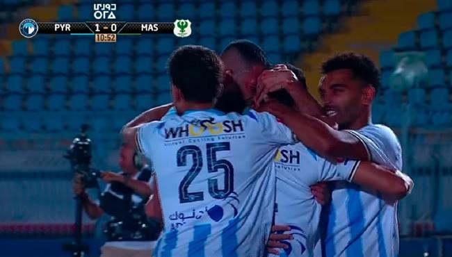 اهداف مباراة بيراميدز والمصري في الدوري المصري
