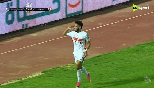 هدف حسام اشرف في مرمي منتخب السويس بتروجيت بالدوري المصري