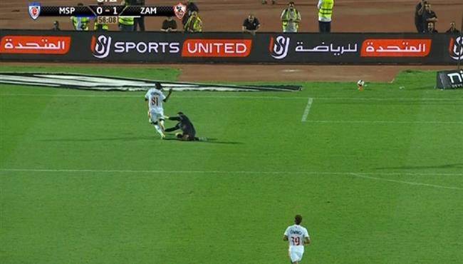 هل حرم الحكم الزمالك من ركلة جزاء امام السويس بتروجيت بالدوري المصري