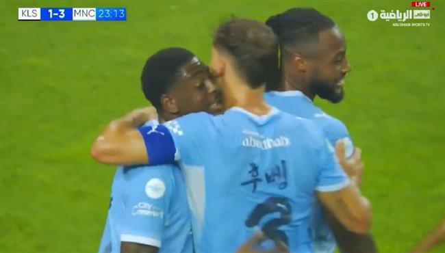 اهداف مباراة مانشستر سيتي ونجوم الدوري الكوري الودية