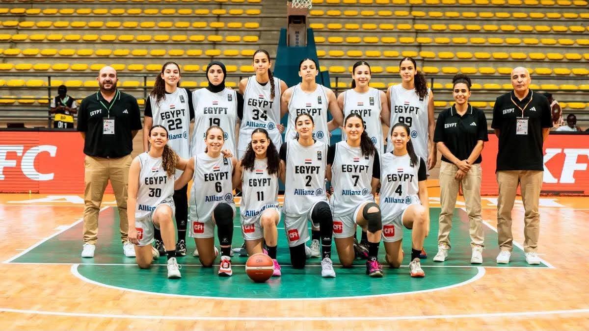 انتصر منتخب مصر لكرة السلة للناشئات تحت 18 عامًا 