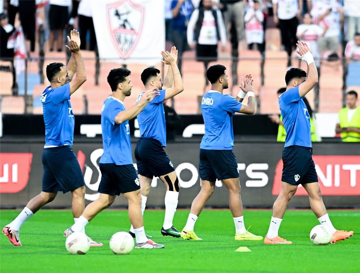 مران الزمالك | تقسيمة فنية بين اللاعبين وتدريبات بدنية