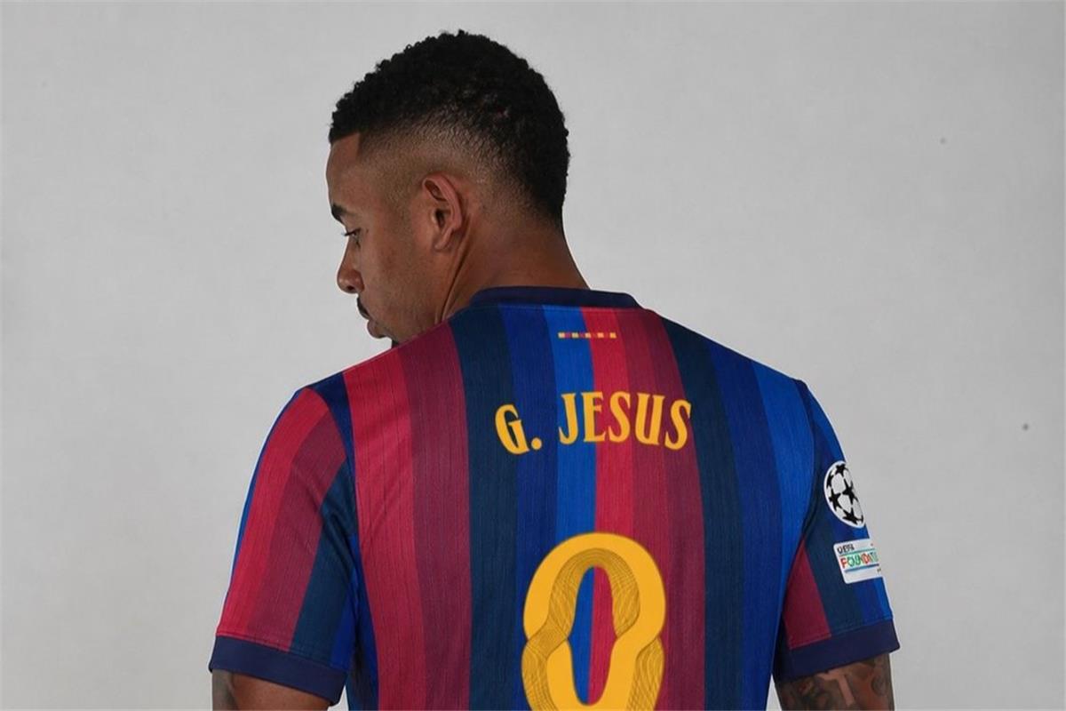 عاجل ورسميًا | برشلونة يعلن تعاقده مع جابرييل جيسوس 