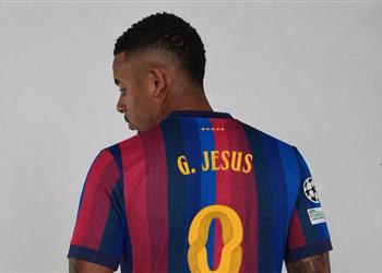 رسمي ا برشلونة يعلن تعاقده مع جابرييل جيسوس