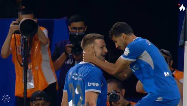 هدف الهلال الاول في مرمي الاهلي بالدوري السعودي
