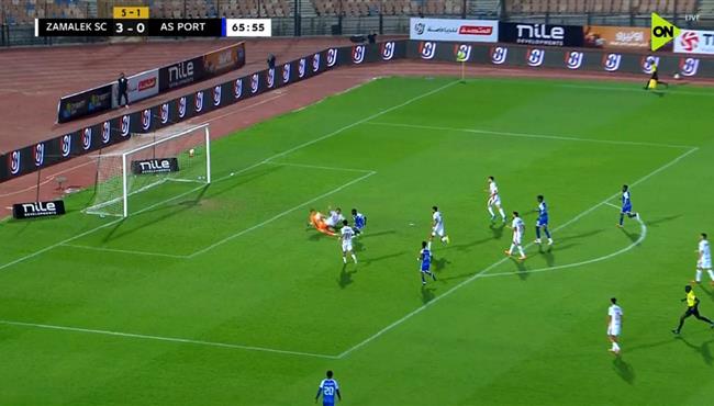 تصدي محمد عواد يحرم بورت من تسجيل هدف بدوري ابطال افريقيا