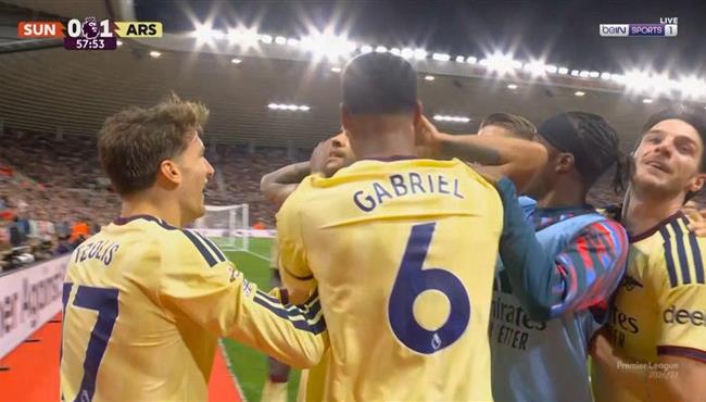 اهداف مباراة ارسنال وسندرلاند في الدوري الانجليزي