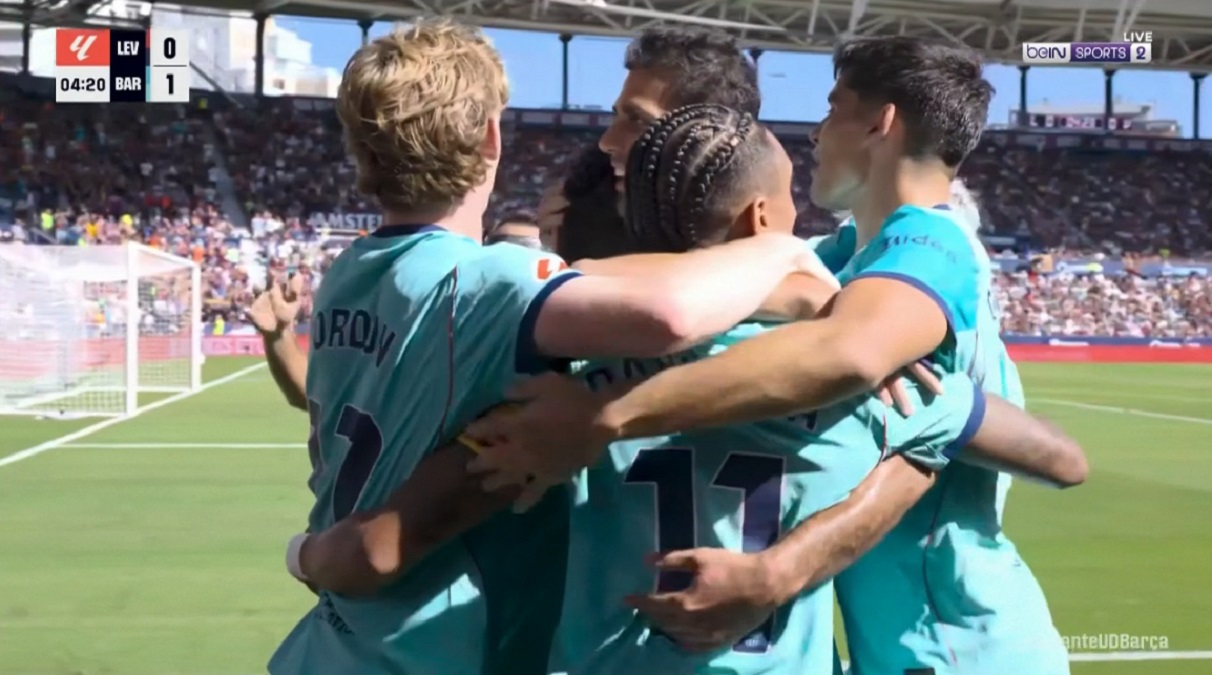 اهداف مباراة برشلونة وليفانتي (4-2) الدوري الاسباني
