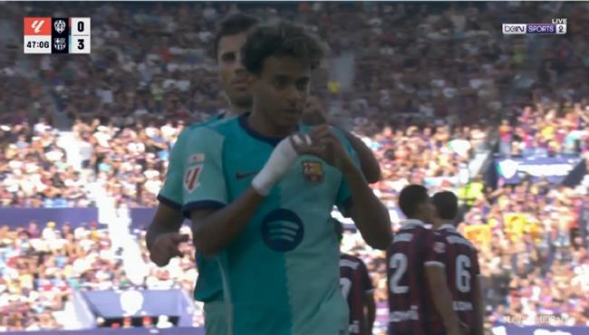 هدف لامين يامال الثاني في مرمي ليفانتي بالدوري الاسباني