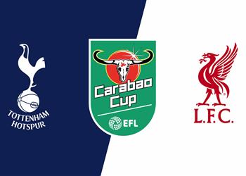 موعد والقناة الناقلة لمباراة توتنهام وليفربول اليوم في كأس كاراباو والمعلق