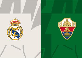 موعد والقناة الناقلة لمباراة ريال مدريد وإلتشي اليوم في الدوري الإسباني.. والمعلق