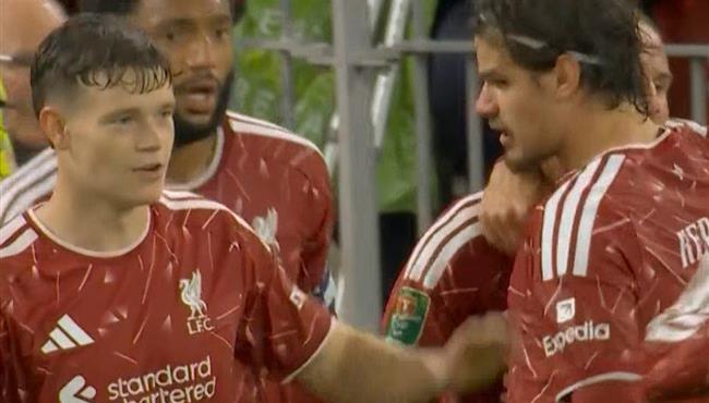 اهداف مباراة ليفربول وتوتنهام في كأس كاراباو