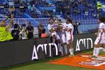 فيديو | في الوقت القاتل.. أحمد شريف يسجل هدف الزمالك الأول أمام غزل المحلة وحالة طرد