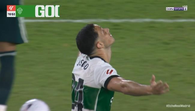 هدف التشي في مرمي ريال مدريد بالدوري الاسباني