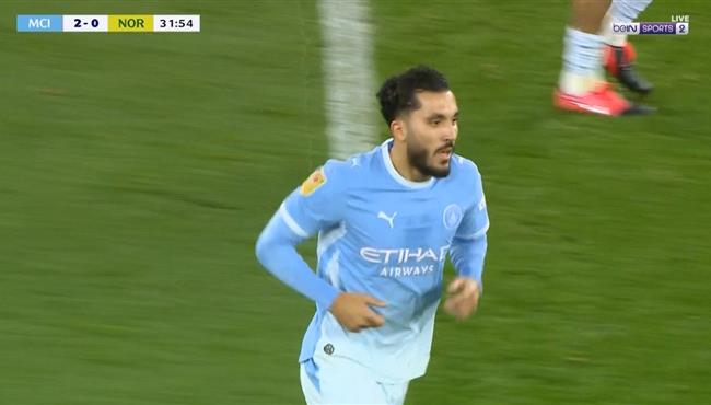هدف ريان شرقي في مرمي نورويتش سيتي بكأس رابطة الدوري الإنجليزي