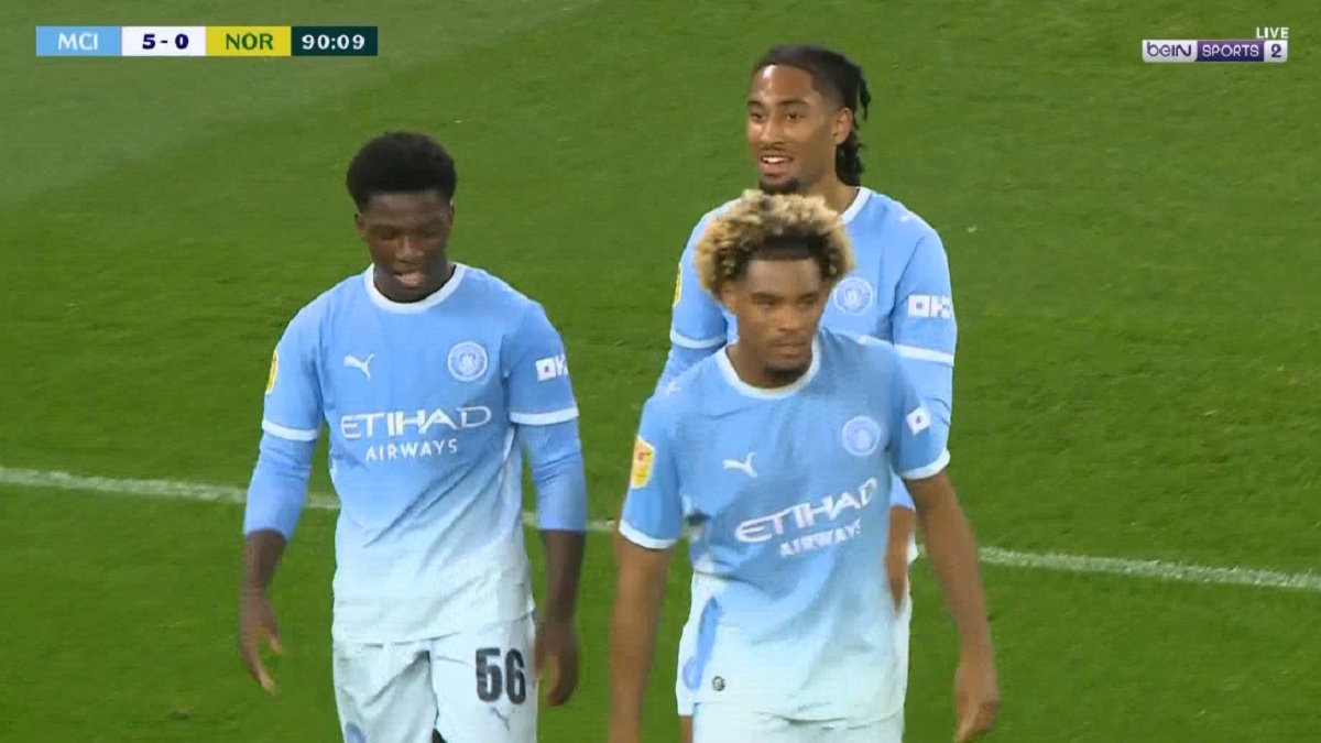اهداف مباراة مانشستر سيتي ونورويتش سيتي (5-0) كأس رابطة الدوري الإنجليزي