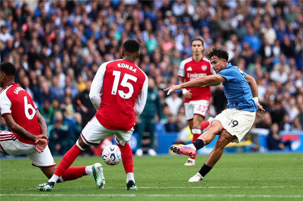 ترتيب الدوري الإنجليزي بعد خسارة آرسنال أمام برايتون