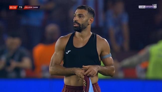 هاتريك محمد صلاح في مباراة طرابزون سبور وجالطة سراي بالدوري التركي