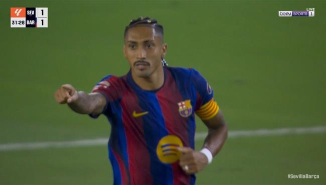 اهداف مباراة برشلونة واشبيلية في الدوري الاسباني