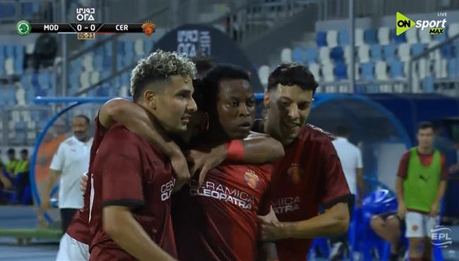 اهداف مباراة سيراميكا كليوباترا ومودرن سبورت في الدوري المصري