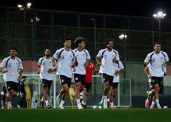 مران منتخب مصر | جمل فنية وتقسيمة استعدادًا لمواجهة أنجولا في تصفيات أمم إفريقيا