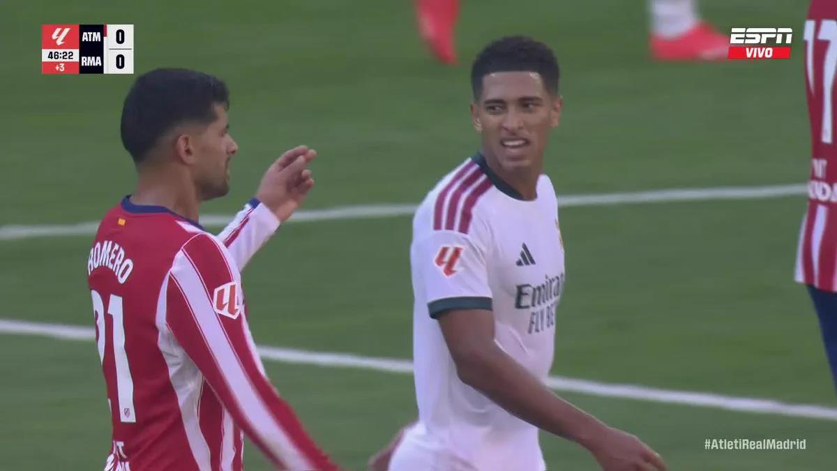 فيديو | كريستيان روميرو يوجه كلمات مسيئة لـ جود بيلينجهام في ديربي مدريد