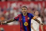 رقم مذهل لـ رافينها مع برشلونة