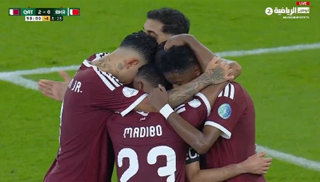 اهداف مباراة قطر والبحرين 2 0 كأس الخليج