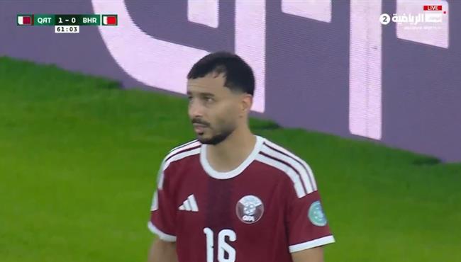 هدف قطر الاول في مرمي البحرين بكأس الخليج