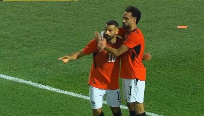 هدف مصر الملغي امام انجولا بتصفيات كأس أمم أفريقيا