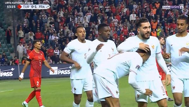 اهداف مباراة فرنسا وتركيا في دوري الامم الاوروبية