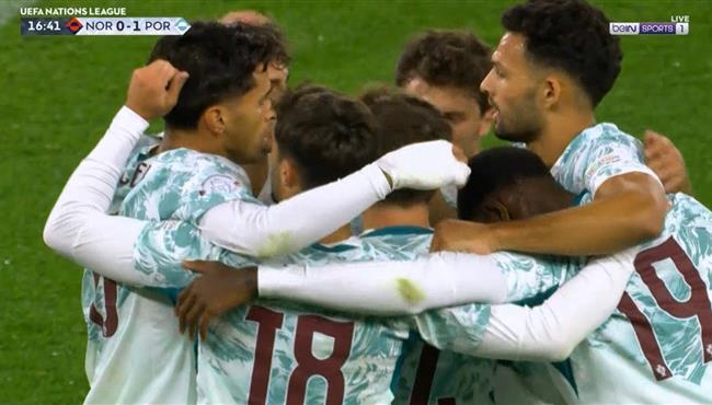 اهداف مباراة البرتغال والنرويج في دوري الامم الاوروبية