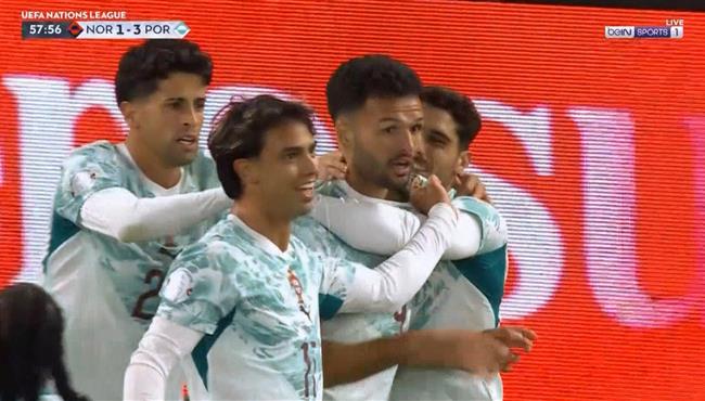 هدف البرتغال الملغي امام النرويج بدوري الامم الاوروبية